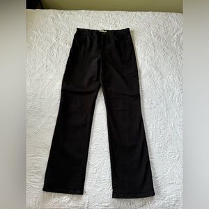 Current Elliot straight leg black jeans. Washed and worn only once.  Size 30.